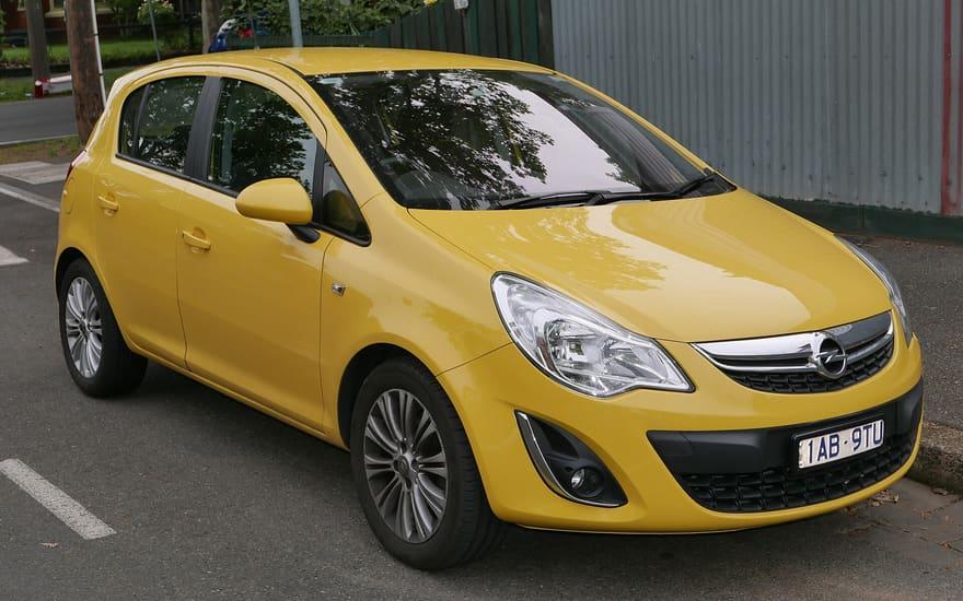 Opel Corsa economy hatchback hire car